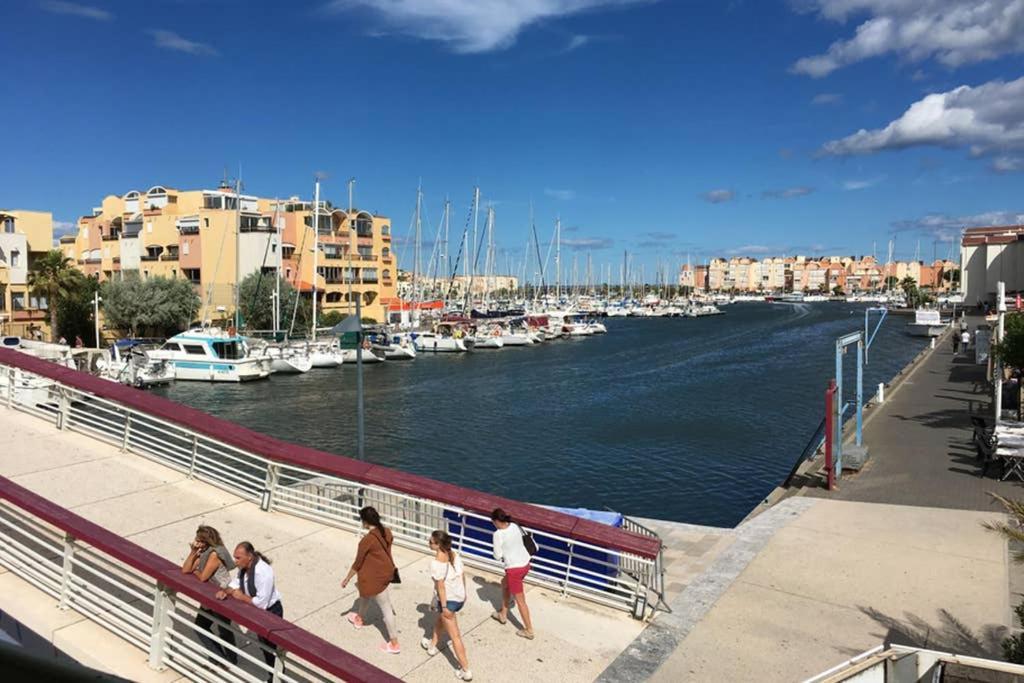 Location Gruissan, Studio, piscine, parking privé Esterno foto