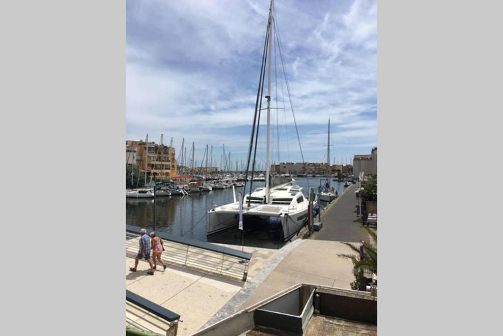 Location Gruissan, Studio, piscine, parking privé Esterno foto